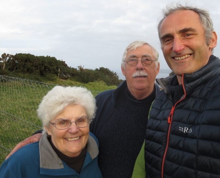 Doreen, Norman, and Kevin in Ireland, 2018